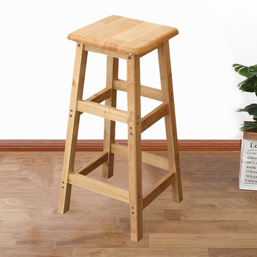 70cm high wooden - high, stool