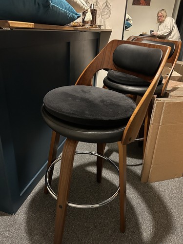 Wooden bar stools price is - 3,