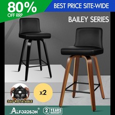 ALFORDSON 2x Bar Stool Swivel