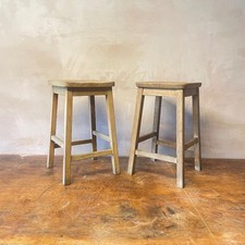 PAIR OF VINTAGE RUSTIC WOODEN