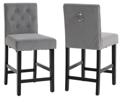 Grey velvet fixed - grey,