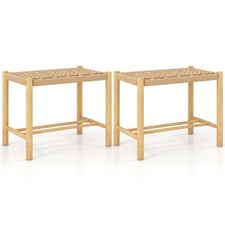 2 Pack Wooden Bar Stools 45cm