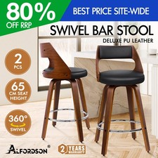 ALFORDSON 2x Bar Stools Swivel