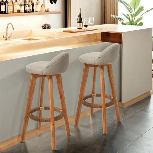 2pcs low back barstools - 2pcs,