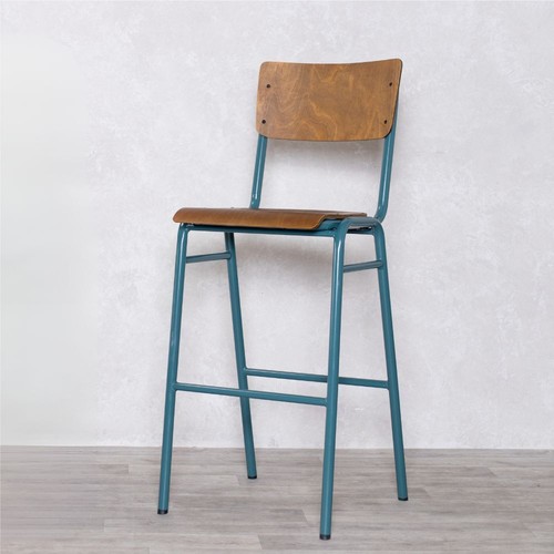 Wooden bar stool green - bar,
